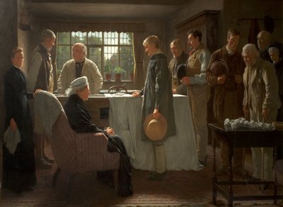 De oude meester, 1883 door James Hayllar