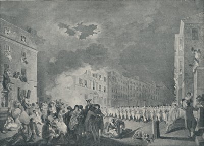 De rel in Broad Street, 7 juni 1780, 1920 door James Heath