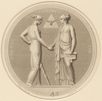 Medicina - Theologia - Lex door James Heath after John Flaxman