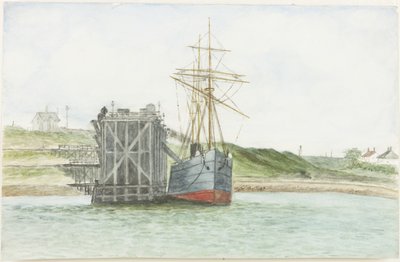 Albert Edward Docks. De S.S. Willkarnman door James Henry Cleet