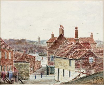Salmons Lane vanaf de Ballastspoorweg door James Henry Cleet