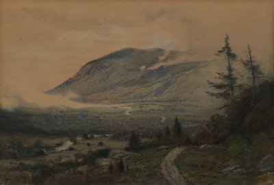 Berg en vallei, 1893 door James Henry Moser