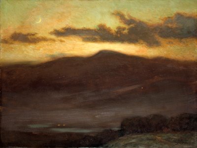 Zonsondergang, Mount McIntyre door James Henry Moser