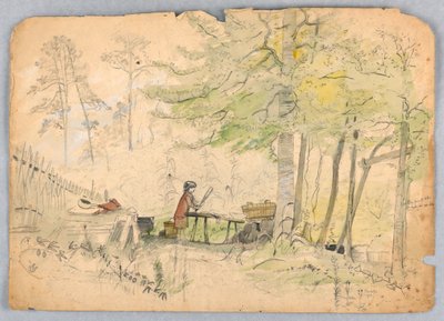 Boskamp door James Henry Moser