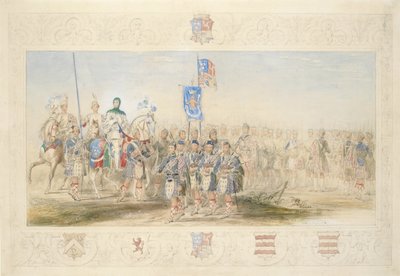 Baron Glenlyon, Ridder van de Gael, 1839 door James Henry Nixon