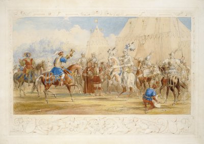 De Uitdaging, 1841 door James Henry Nixon