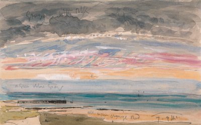 Avondlucht aan de Kust door James Holland