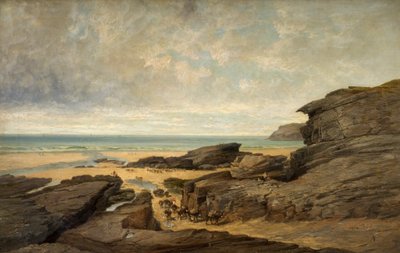 Laag Water, Trebarwith Strand, Tintagel, Cornwall door James Holland