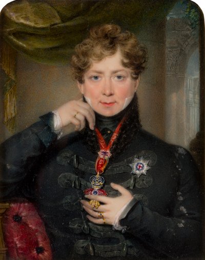 Portret van Koning George IV door James Holmes
