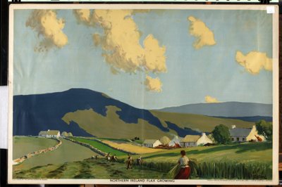 Noord-Ierland - Vlasteelt, uit de serie 
