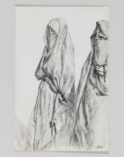 Een weg op de Olijfberg, illustratie uit Het Leven van Onze Heer Jezus Christus door James Jacques Joseph Tissot