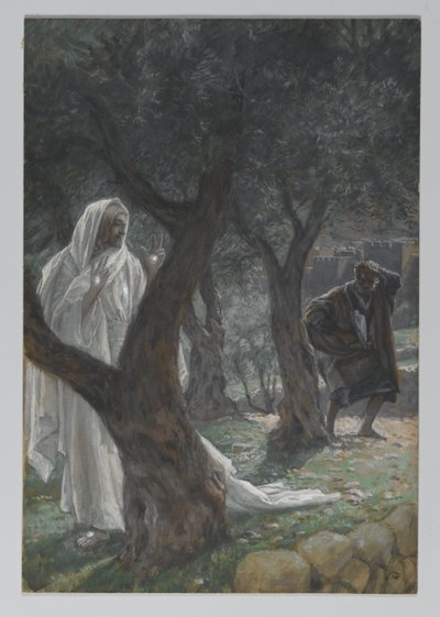 Verschijning van onze Heer aan Sint-Petrus, illustratie uit Het leven van onze Heer Jezus Christus door James Jacques Joseph Tissot
