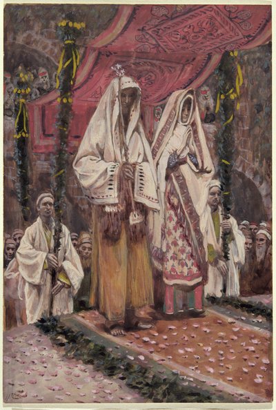 Verloving van de Heilige Maagd en Sint Jozef door James Jacques Joseph Tissot