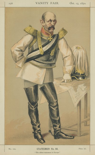 Graaf von Bismarck-Schoenausen door James Jacques Joseph Tissot