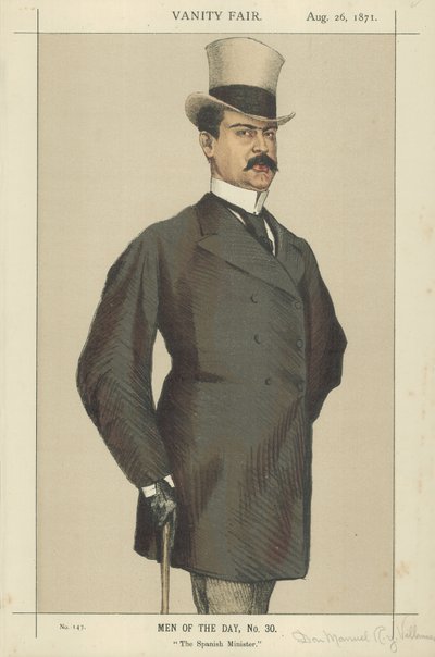 Don Manuel Rances y Villaneuva door James Jacques Joseph Tissot