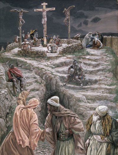 Eloi Eloi Lama Sabacthani, illustratie voor Het leven van Christus, ca. 1884-96 door James Jacques Joseph Tissot