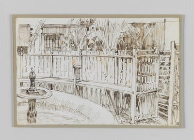 Tuin van de dansende derwisjen in Caïro, illustratie uit Het Leven van Onze Heer Jezus Christus door James Jacques Joseph Tissot