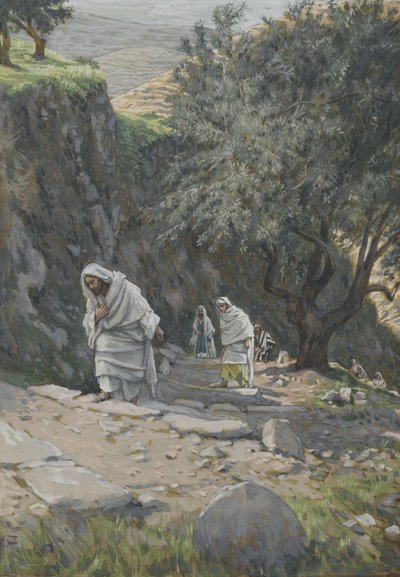 Hij ging op weg naar Efraïm door James Jacques Joseph Tissot