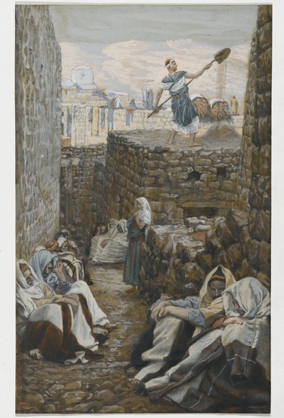 Hij die zijn tarwe wijdt, illustratie uit Het leven van onze Heer Jezus Christus door James Jacques Joseph Tissot