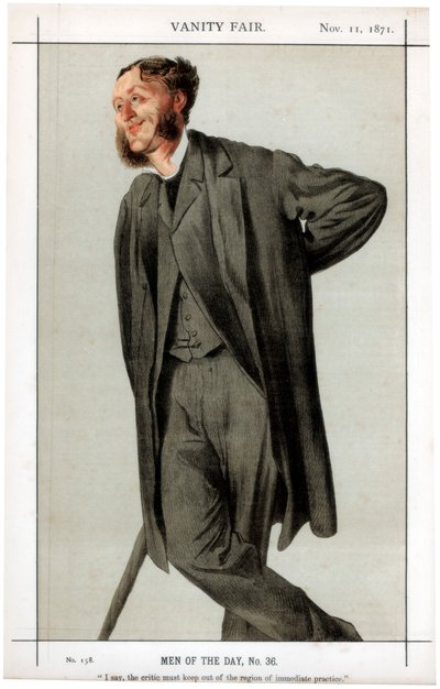 Ik zeg dat de criticus buiten het gebied van de onmiddellijke praktijk moet blijven door James Jacques Joseph Tissot
