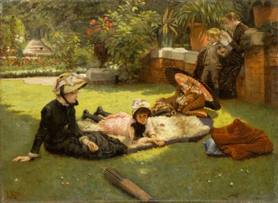 In Volle Zonlicht door James Jacques Joseph Tissot