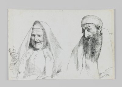 Jood en Jodin, illustratie uit Het Leven van Onze Heer Jezus Christus door James Jacques Joseph Tissot
