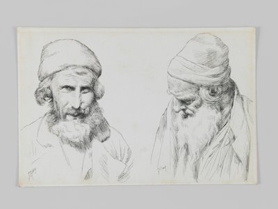 Joden en Jemenieten, Jeruzalem, illustratie uit Het Leven van Onze Heer Jezus Christus door James Jacques Joseph Tissot