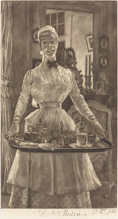 De ochtend door James Jacques Joseph Tissot
