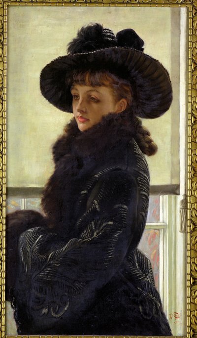 Mavourneen, portret van Kathleen Newton, 1877 door James Jacques Joseph Tissot