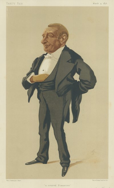 Mr Henry Louis Bischoffsheim door James Jacques Joseph Tissot
