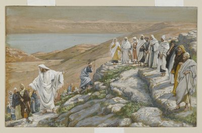 Wijding van de twaalf apostelen, illustratie uit Het leven van onze Heer Jezus Christus door James Jacques Joseph Tissot