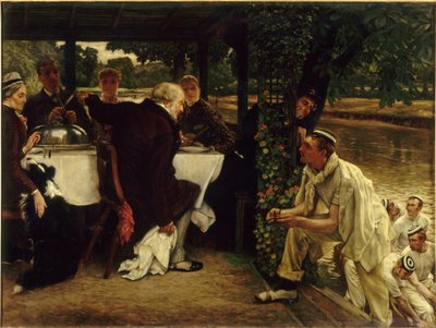 Parabel van de verloren zoon: Het gemeste kalf, 1880 door James Jacques Joseph Tissot
