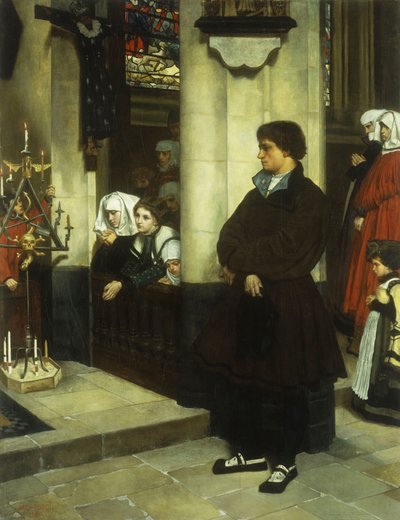 Tijdens de dienst, of Martin Luther