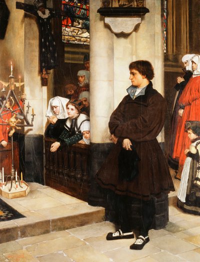 Tijdens de dienst door James Jacques Joseph Tissot