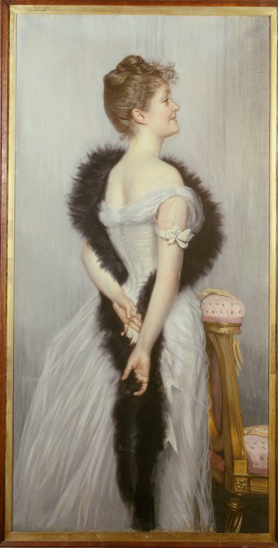 Portret van de Vicomtesse de Montmorand, 1889 door James Jacques Joseph Tissot