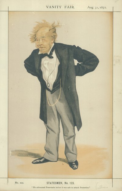 Rt Hon Charles Pelham Villiers door James Jacques Joseph Tissot