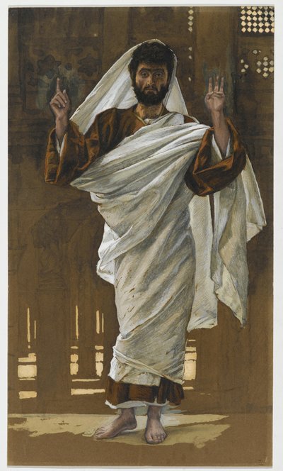 Sint Bartholomeüs, illustratie voor Het Leven van Christus door James Jacques Joseph Tissot