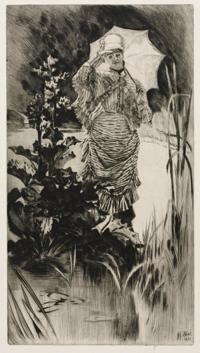 Lentemorgen door James Jacques Joseph Tissot