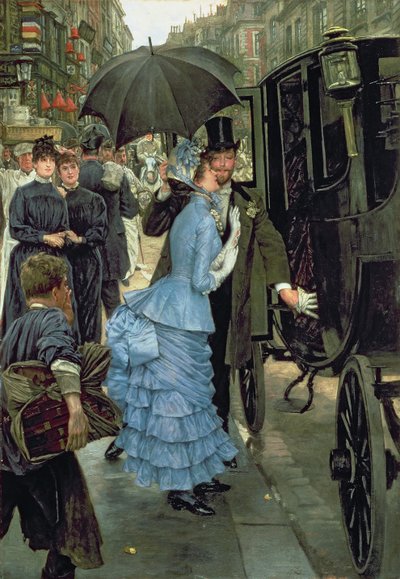 De Bruidsmeisje door James Jacques Joseph Tissot