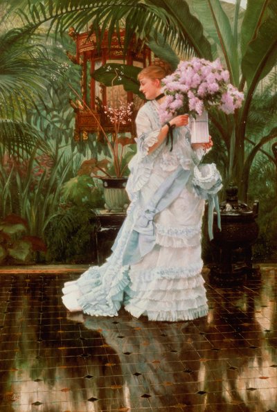 De bos seringen, c.1875 door James Jacques Joseph Tissot