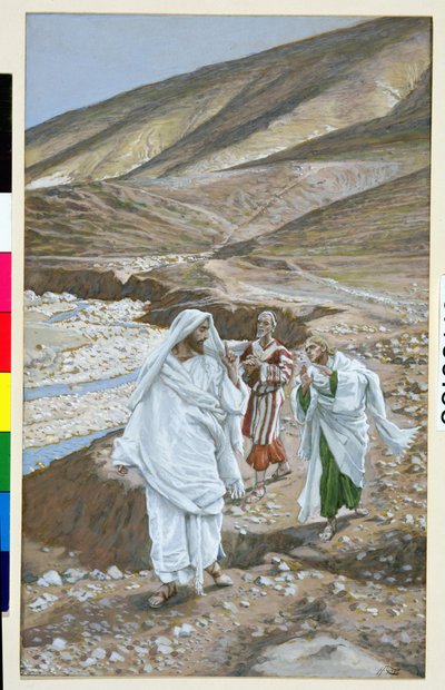 De Roeping van St. Andreas en St. Johannes, illustratie voor Het Leven van Christus, c.1886-94 door James Jacques Joseph Tissot
