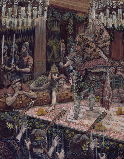 De dochter van Herodias die danst, illustratie voor Het Leven van Christus door James Jacques Joseph Tissot