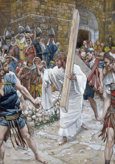 De dochters van Jeruzalem, illustratie voor Het leven van Christus door James Jacques Joseph Tissot