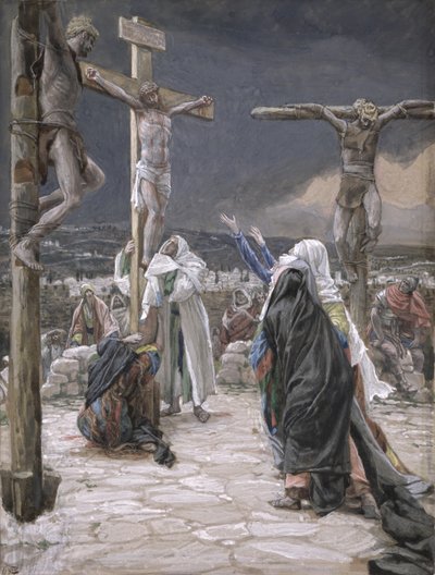 De dood van Jezus, illustratie voor Het leven van Christus, ca. 1884-96 door James Jacques Joseph Tissot