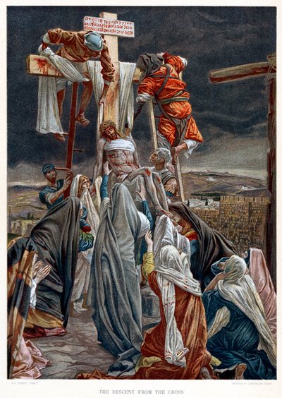 De Kruisafneming, c1890 door James Jacques Joseph Tissot