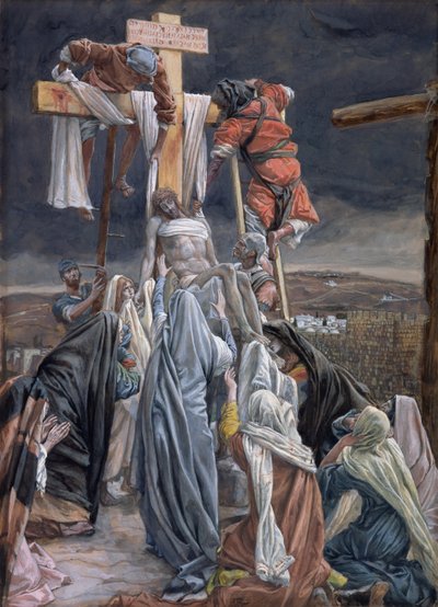 De kruisafneming, illustratie voor Het leven van Christus, ca. 1884-96 door James Jacques Joseph Tissot