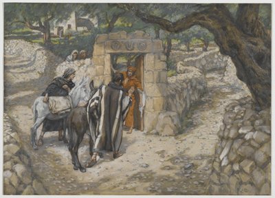 Het veulen van Bethfage door James Jacques Joseph Tissot