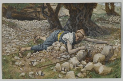 De verborgen schat, illustratie uit Het leven van onze Heer Jezus Christus door James Jacques Joseph Tissot