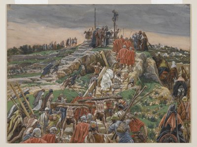 De Processie nadert Golgotha, illustratie uit Het Leven van Onze Heer Jezus Christus, 1886-94 door James Jacques Joseph Tissot