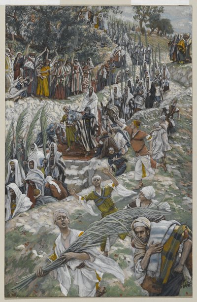 De processie op de Olijfberg door James Jacques Joseph Tissot